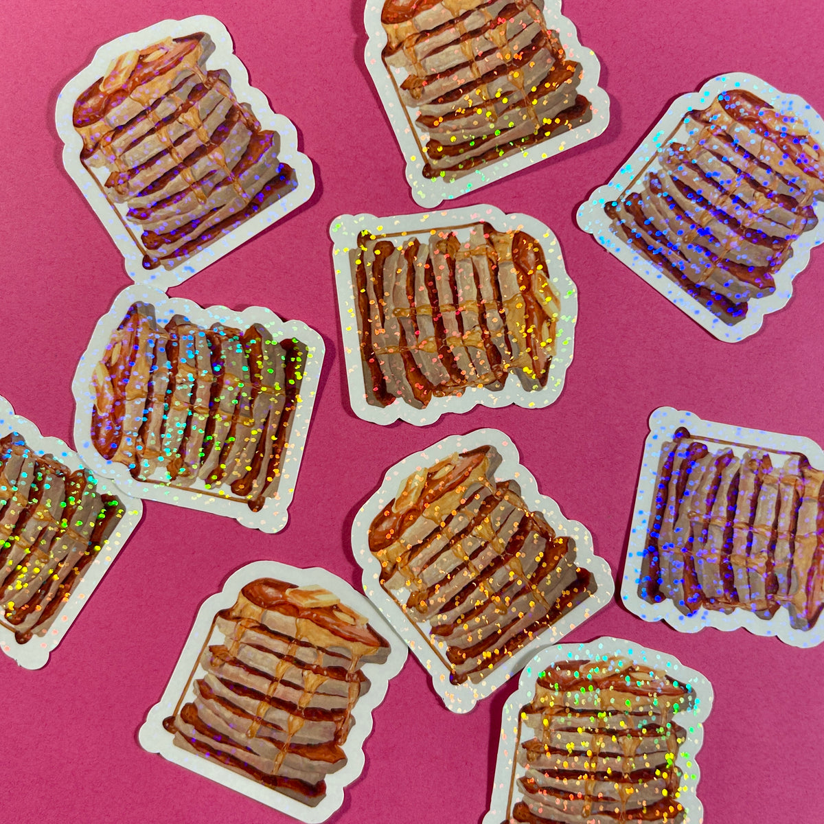 Stack of pancakes sticker
