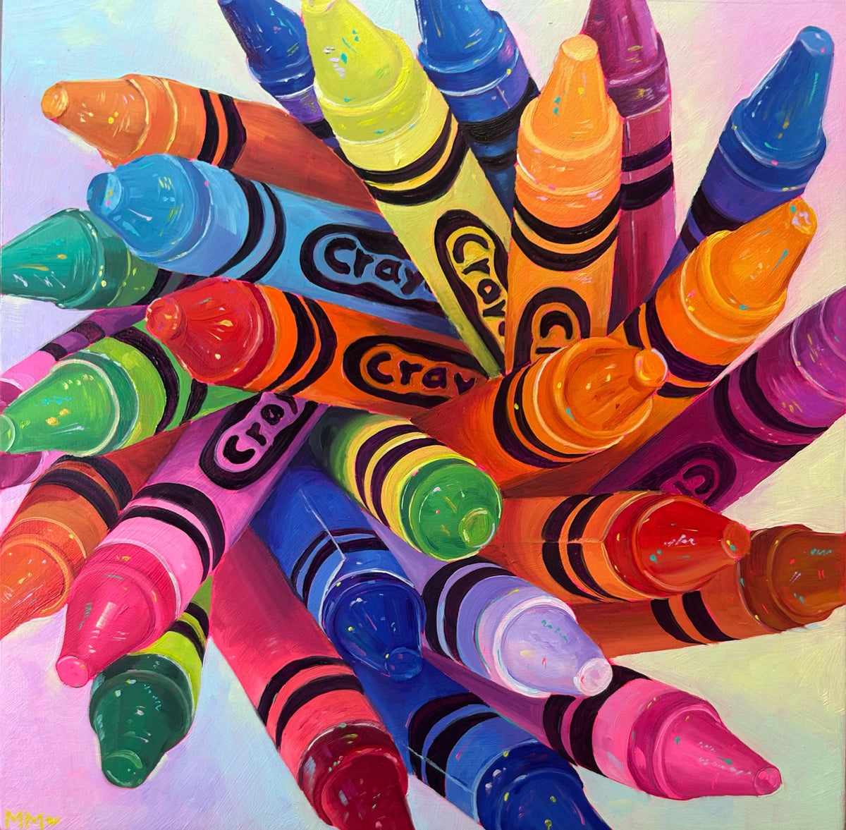 “Crayons!” art print