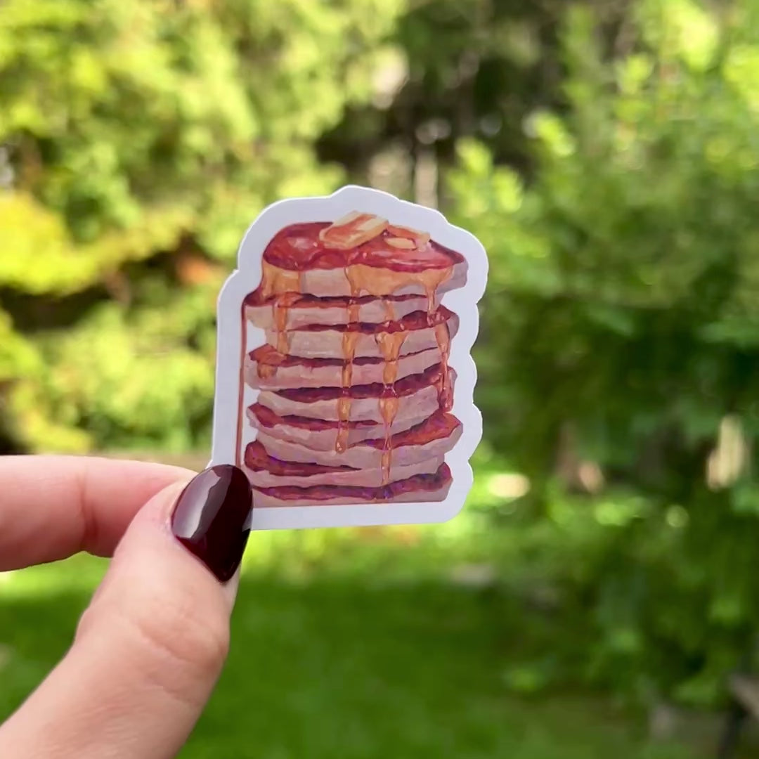 Stack of pancakes sticker